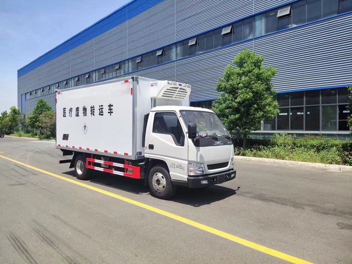 江鈴藍(lán)牌4.1米醫(yī)療廢物轉(zhuǎn)運(yùn)車(chē)